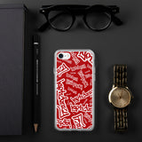 igetzbuzy red splat iPhone Case