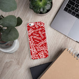 igetzbuzy red splat iPhone Case