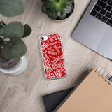 igetzbuzy red splat iPhone Case