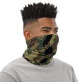 Igetzbuzy camo green lux print Neck Gaiter