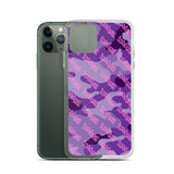 Igetzbuzy Purple camo lux print iPhone Case