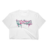 igetzbuzy pink camo drip crop top