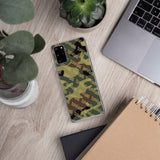 igetzbuzy green camo lux print Samsung Case