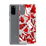 Igetzbuzy Blixky Grey &Red Camo Samsung Case