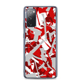 Igetzbuzy Blixky Grey &Red Camo Samsung Case