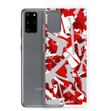 Igetzbuzy Blixky Grey &Red Camo Samsung Case