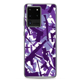 Igetzbuzy Blicky Purple Camo Samsung Case