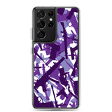 Igetzbuzy Blicky Purple Camo Samsung Case