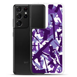 Igetzbuzy Blicky Purple Camo Samsung Case