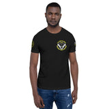 The Crypto Krew Diamond Hand Hodlers Yellow & WhiteUnisex t-shirt