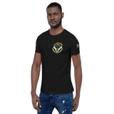 The Crypto Krew Diamond Hand Hodlers Yellow & WhiteUnisex t-shirt